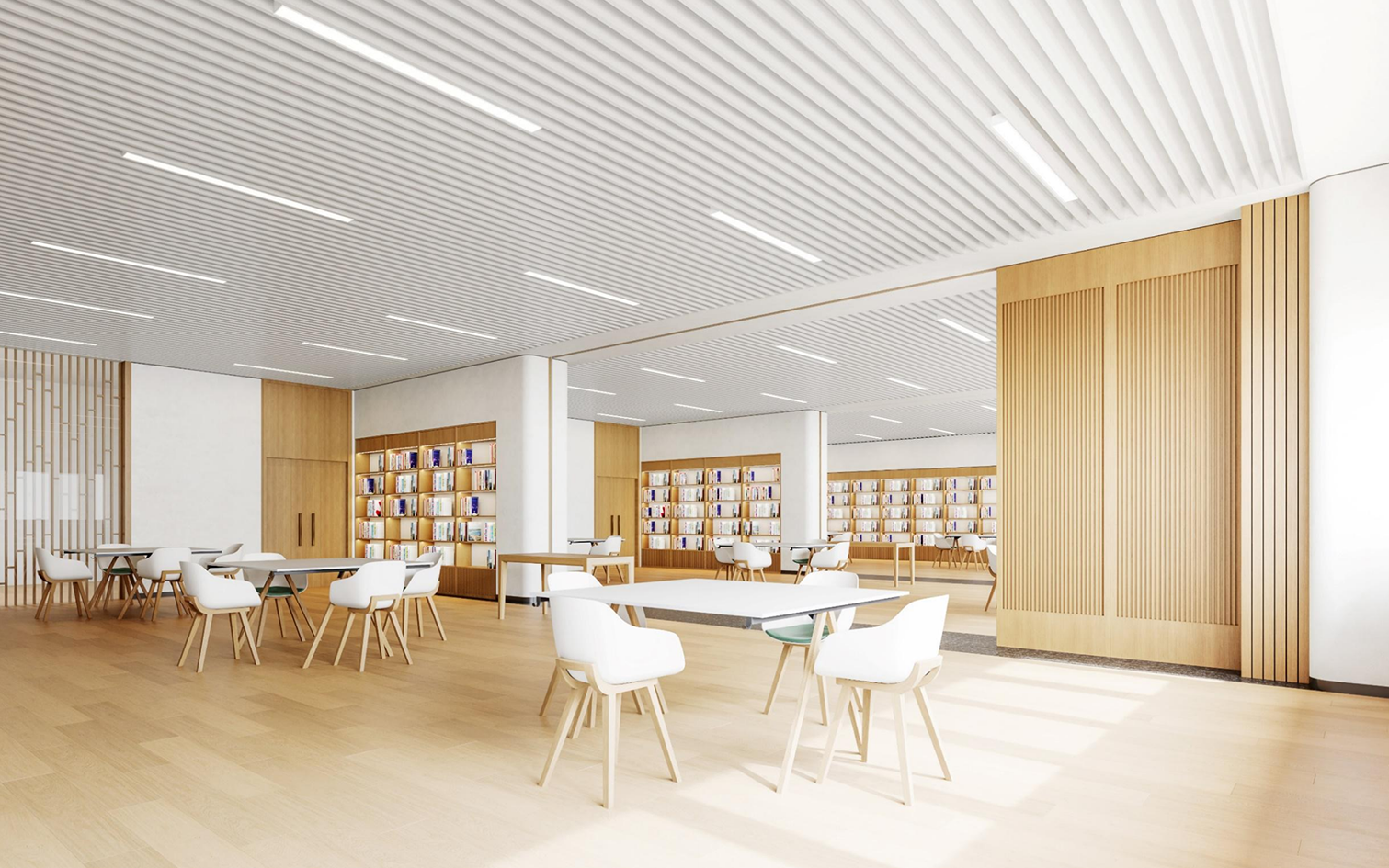 福建南平市圖書(shū)館智能照明